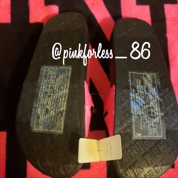 💕HP 7/16💕 PINK ZIPPER SLIDES - Picture 7 of 7